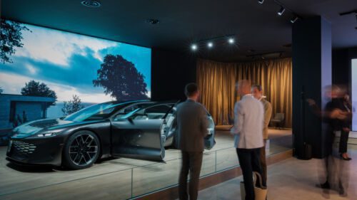 Audi presents itself with the "House of Progress" at Milan Design Week 2022.