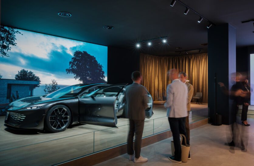 Audi presents itself with the "House of Progress" at Milan Design Week 2022.